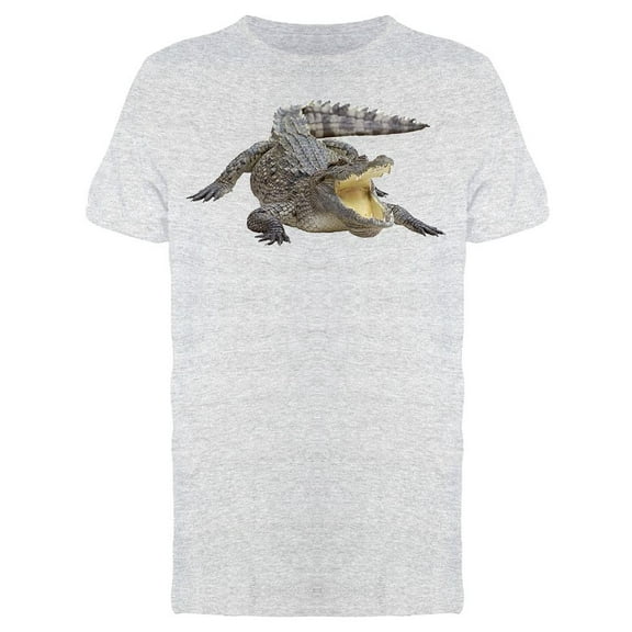 Crocodile, W/ Open Mouth  T-Shirt Men -Image by Shutterstock, Male x-Large
