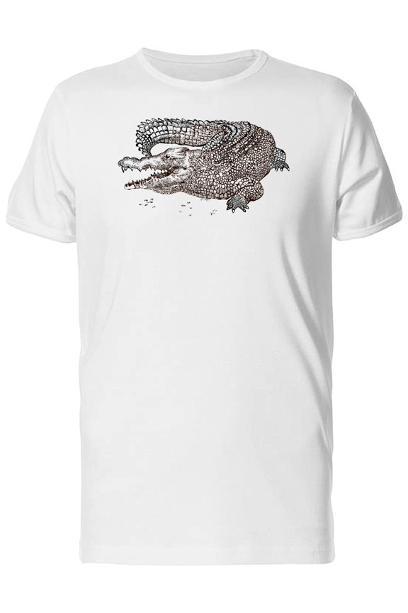 Crocodile With Large Scales Tee Men's -Image by Shutterstock