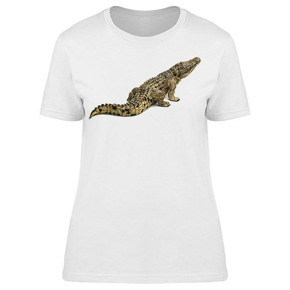Crocodile, With Long Tail T-Shirt Women -Image by Shutterstock, Female Medium