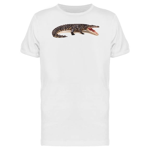 Crocodile With Mouth Open Tee Men's -Image by Shutterstock