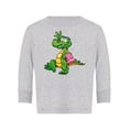 thumbnail image 1 of Crocodile With Towel Long Sleeve Toddler -Image by Shutterstock,  2 Toddler, 1 of 4
