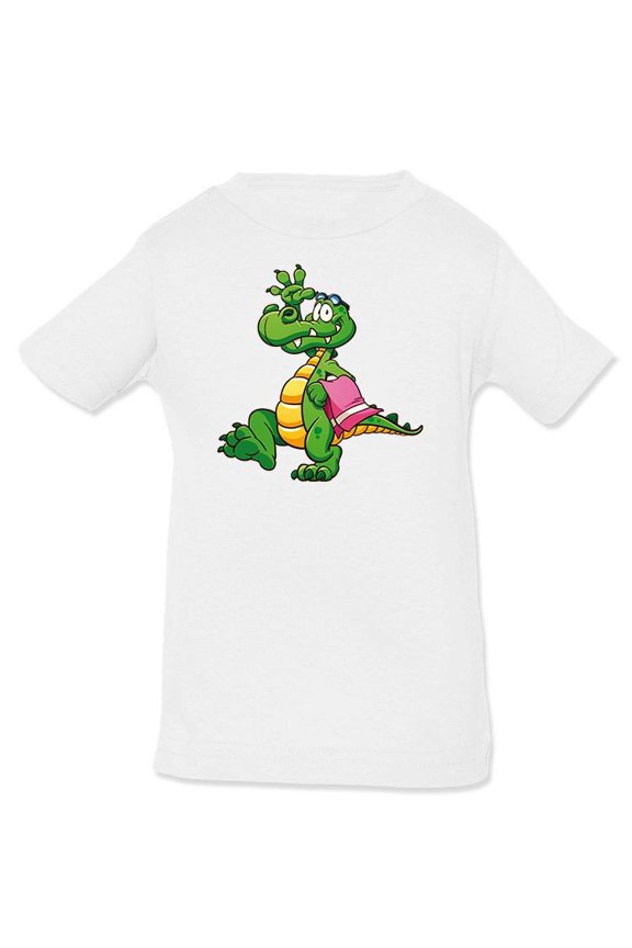 Crocodile With Towel T-Shirt Infant -Image by Shutterstock, 24 Months