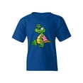 thumbnail image 1 of Crocodile With Towel T-Shirt Juniors -Image by Shutterstock,  x-Large, 1 of 4