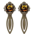 thumbnail image 1 of Crocodile star Stainless Steel Vintage Copper-Colored Lace Bookmarks Set – 2 Bookmarks for Book Lovers and Readers, 1 of 5