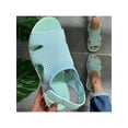 thumbnail image 1 of Crocowalk Lady Elastic Breathable Open Toe Flat Sandals Comfy Ankle Strap Sport Anti Slip, 1 of 6