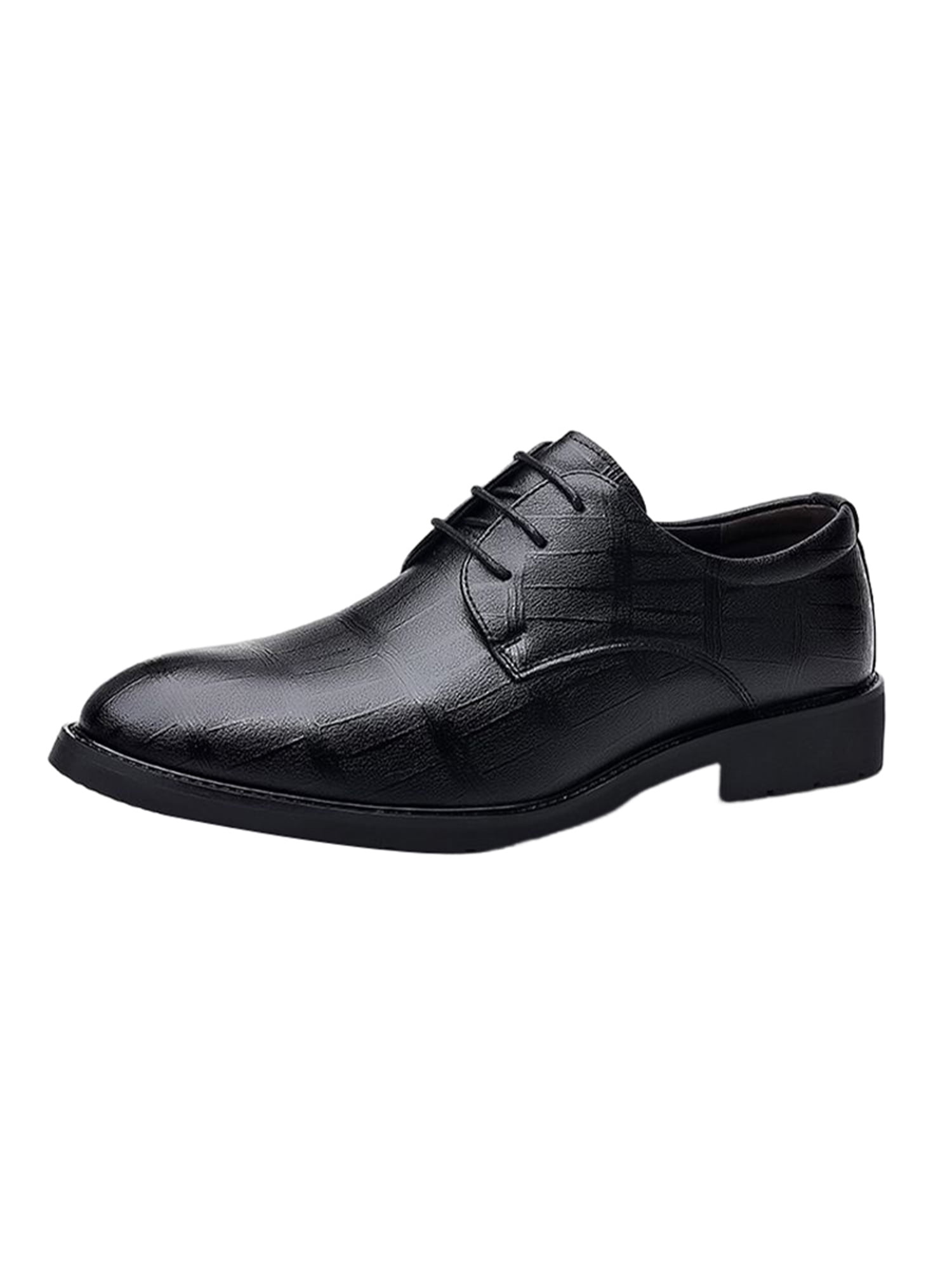 Red Chief Black Leather Formal Shoes for Men