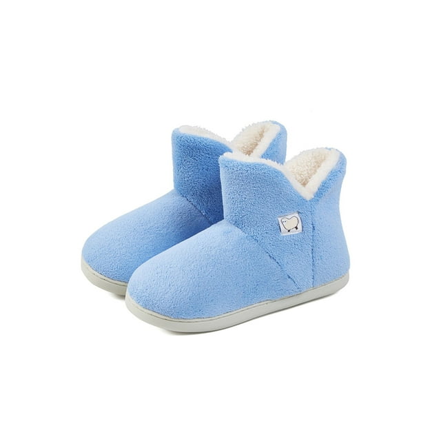 mens fluffy slipper boots