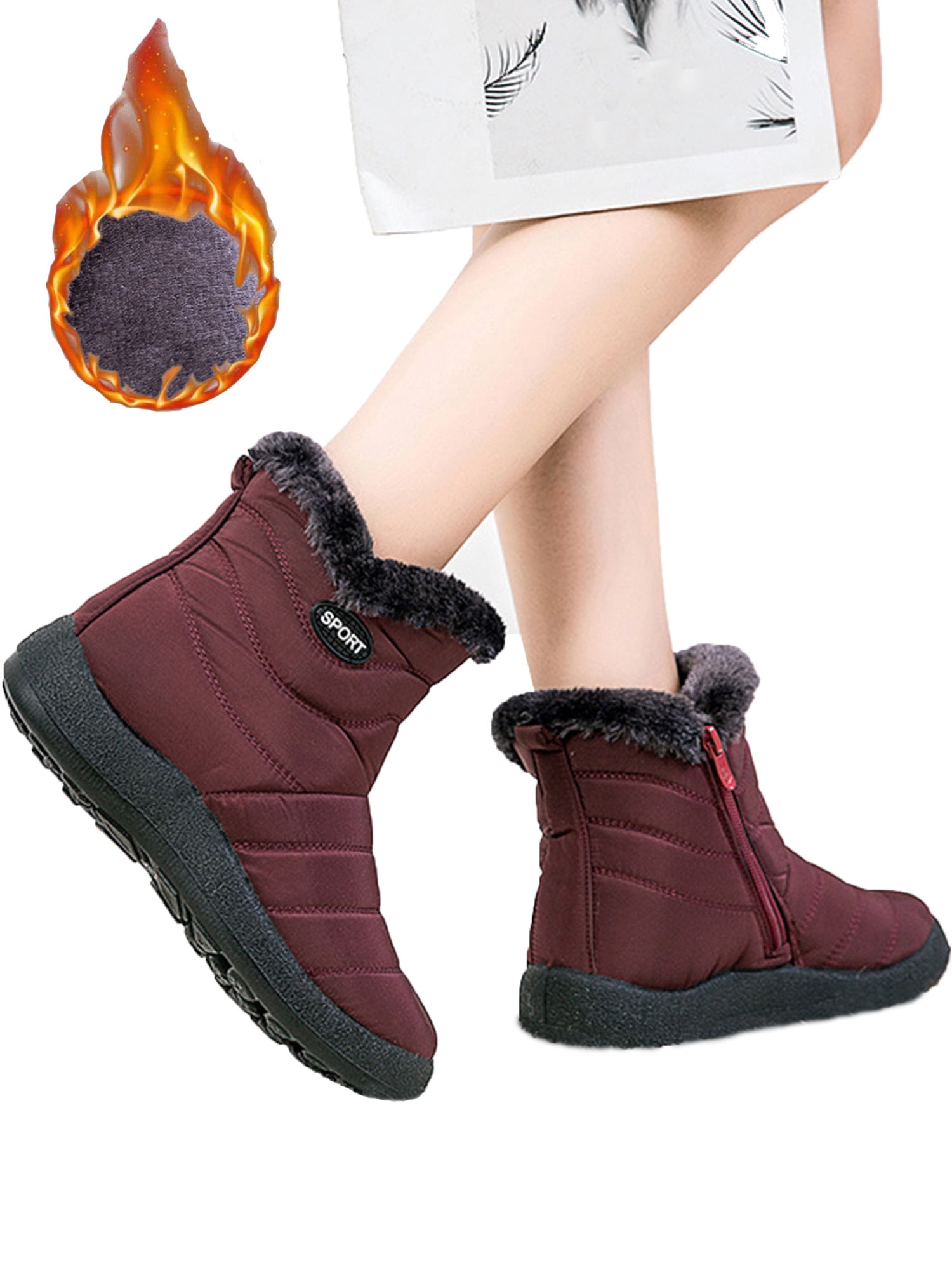 slip on outdoor boots