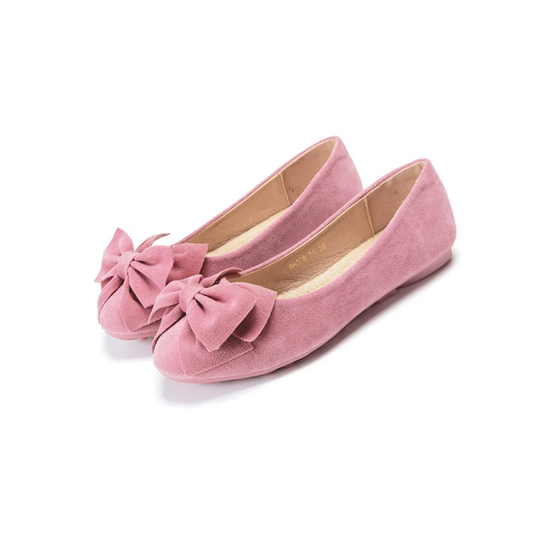 Crocowalk Women Soft Slip On Dress Shoe Comfy Round Toe Ballerina