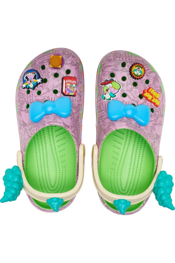 Adult The Simpsons Krusty Classic Clogs, Multi, W7/M5