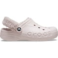 thumbnail image 1 of Crocs Adult Baya Lined Fuzz Strap Clog Slippers, 1 of 6
