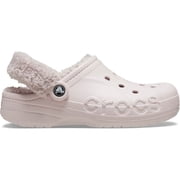 Crocs Adult Baya Lined Fuzz Strap Clog Slippers