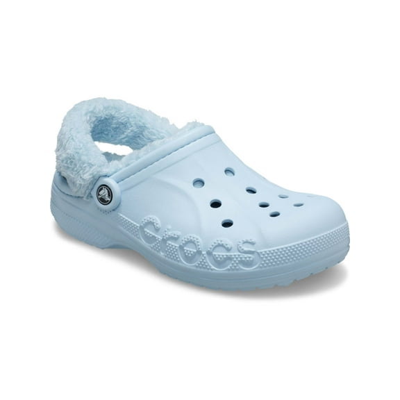 Crocs Unisex Baya Lined Fuzz Strap Clogs