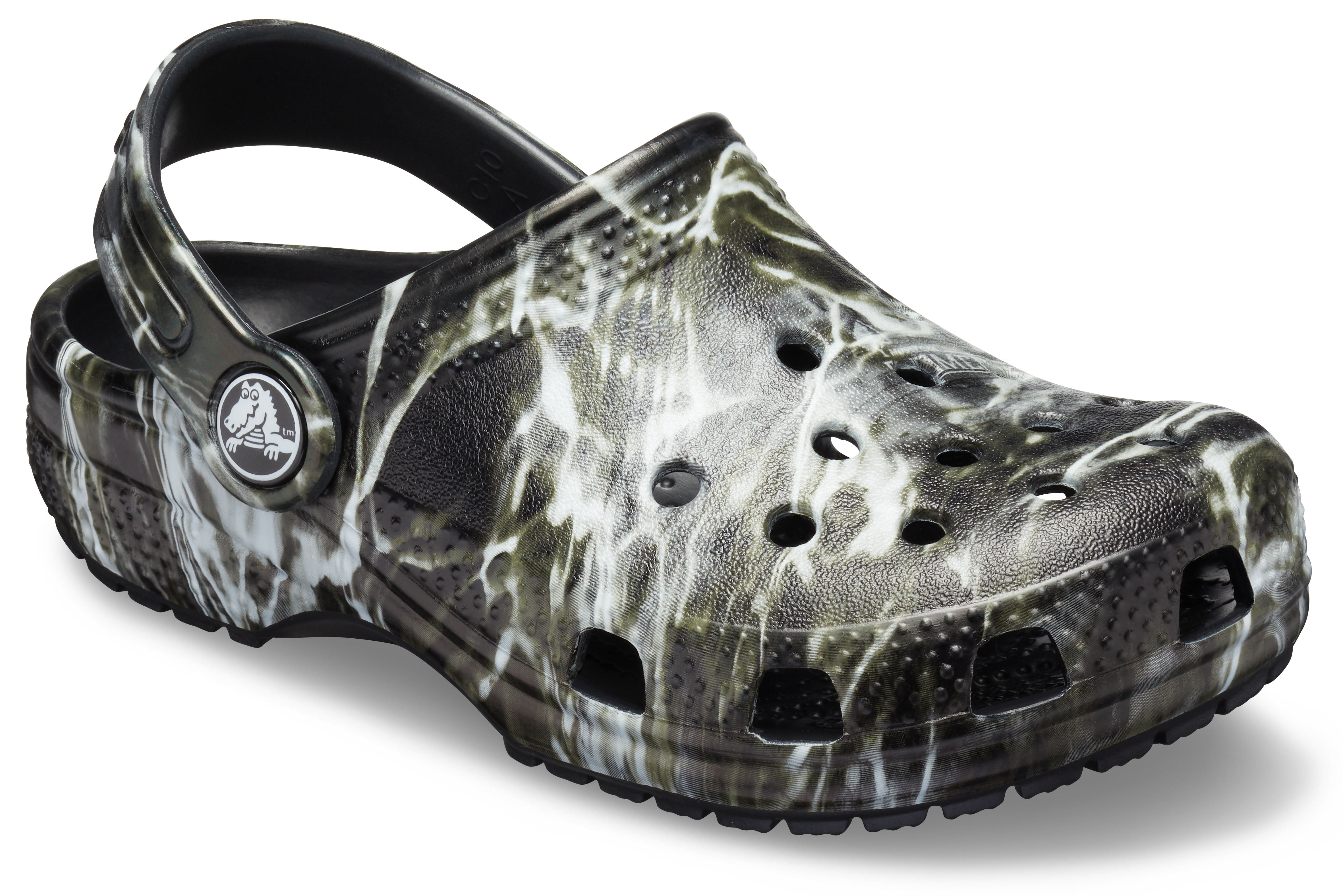 Crocs Boys' Junior Classic Mossy Oak Elements Clogs (Ages 7+)