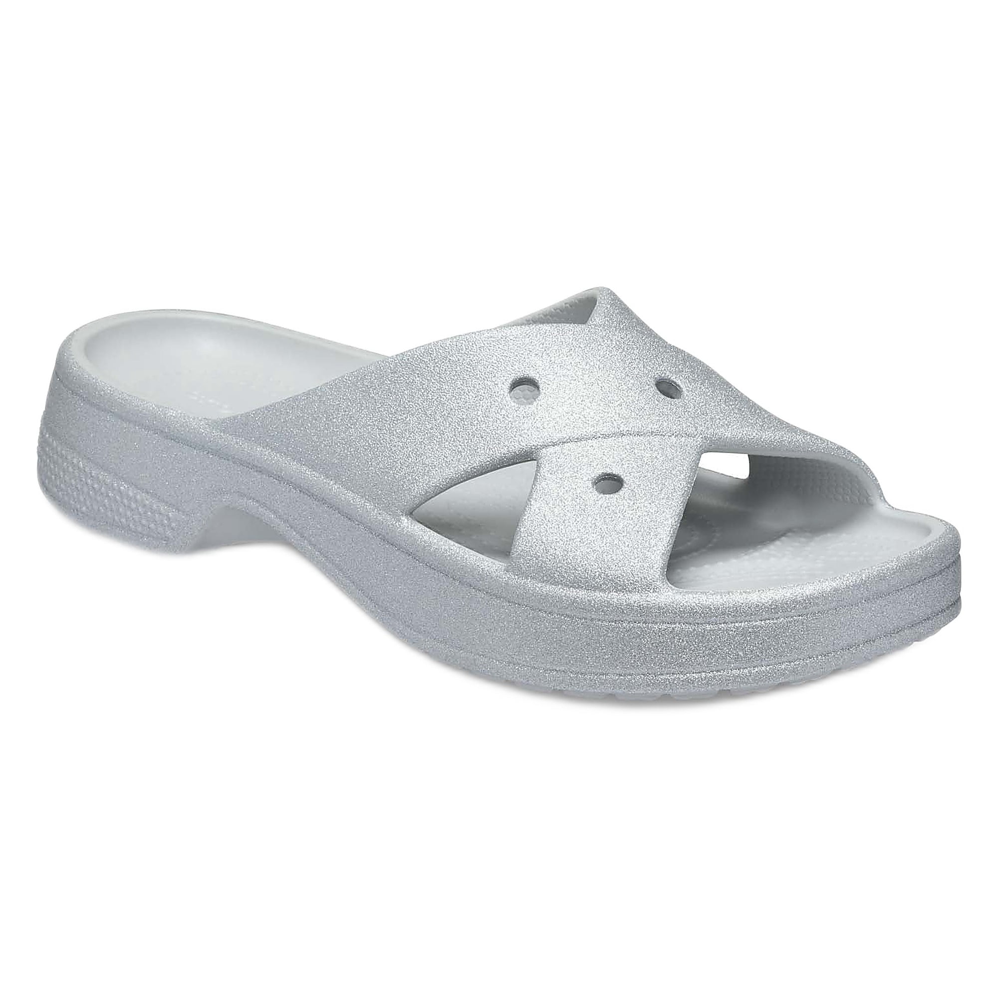 Women's Classic Glitter Cross Strap Sandal