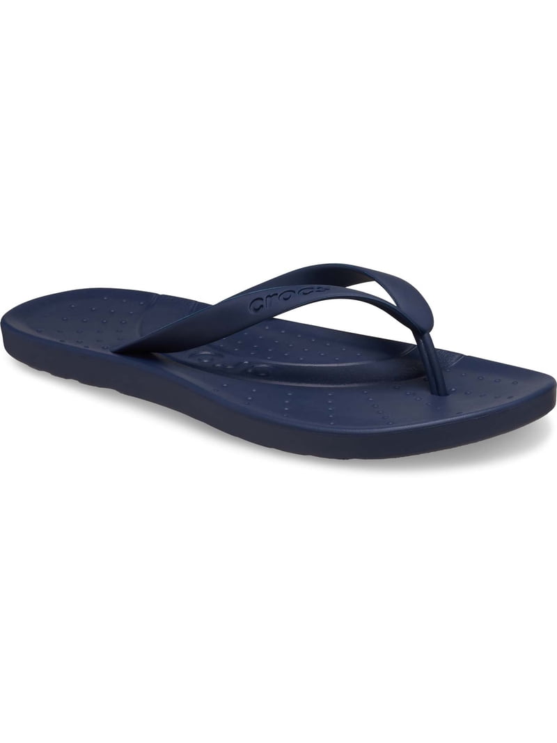 Crocs Crocband Flip Men\'s Size 9 US Sandals Croslite Navy Flip Flop Crocs Crocband Flip Flop Sandal MENS Size 8, 9, 10, 12 Navy  main image 2
