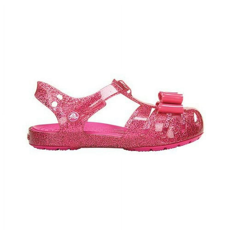 Crocs Girls Child Isabella Bow K Sandal Ages 1 6 Walmart