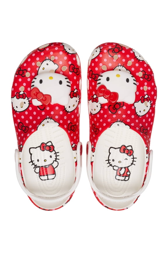 Adult Hello Kitty Red Classic Clogs, Multi, W8/M6