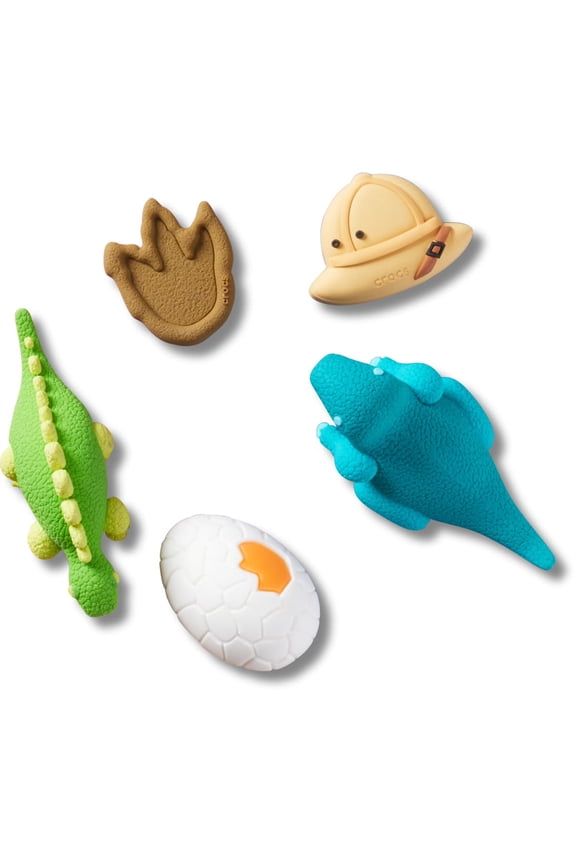 Jibbitz 3D Dinosaur Adventure Shoe Charms 5-Pack