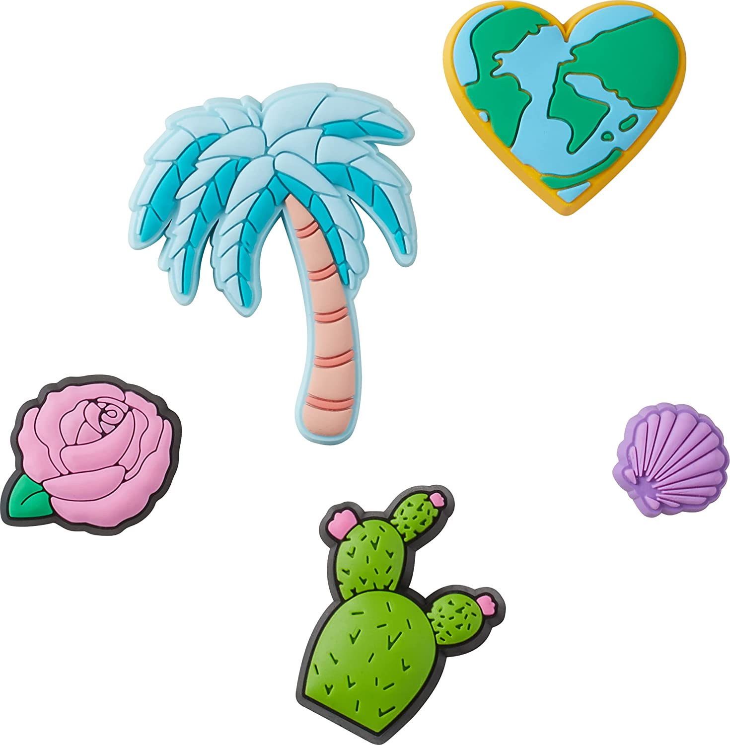 Crocs Jibbitz 5Pack Nature Shoe Charms Jibbitz for Crocs