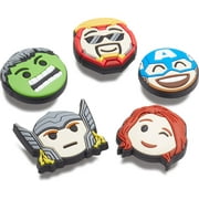 Crocs Jibbitz Avengers Emojis Shoe Charms, 5 Pack