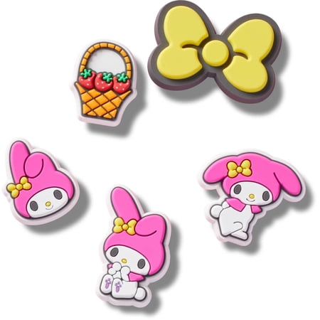 Crocs Jibbitz My Melody Hello Kitty Sanrio Shoe Charms 5-Pack