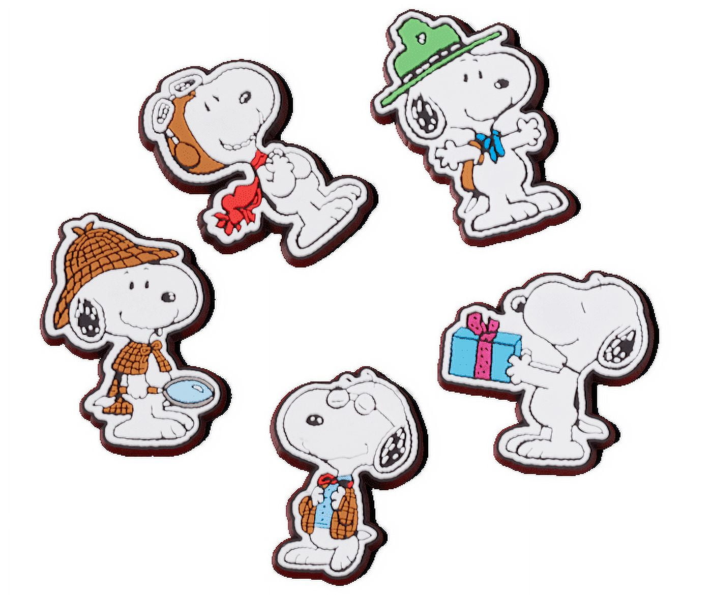 Crocs Jibbitz Peanuts Shoe Charms, 5 pack
