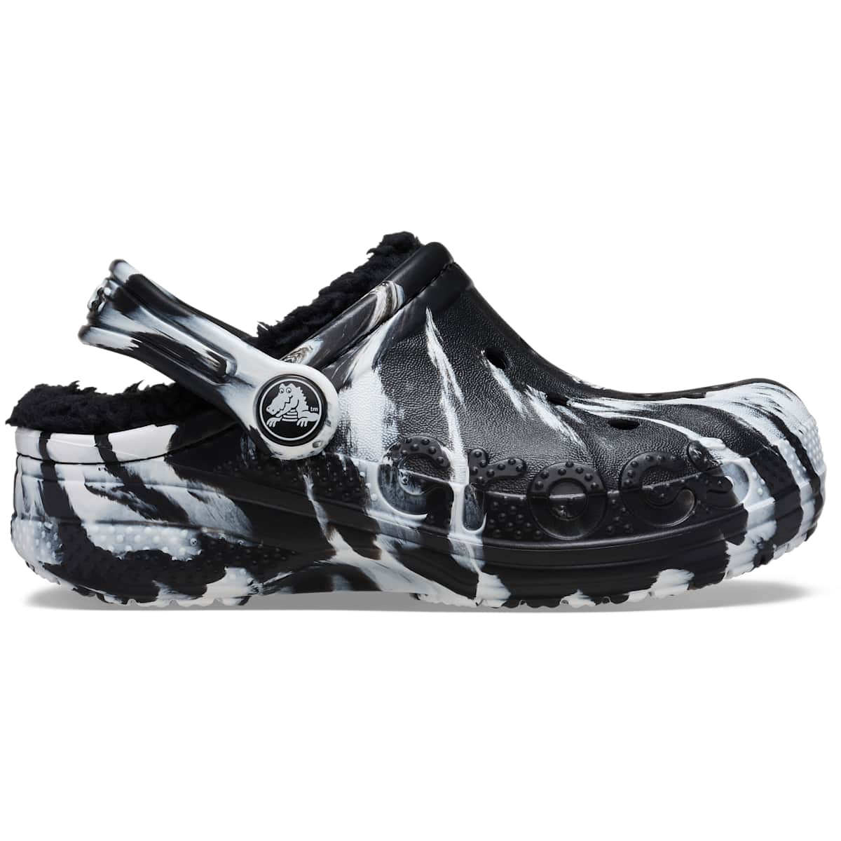 Crocs Kids Baya Lined Marbled Clogs - Walmart.com