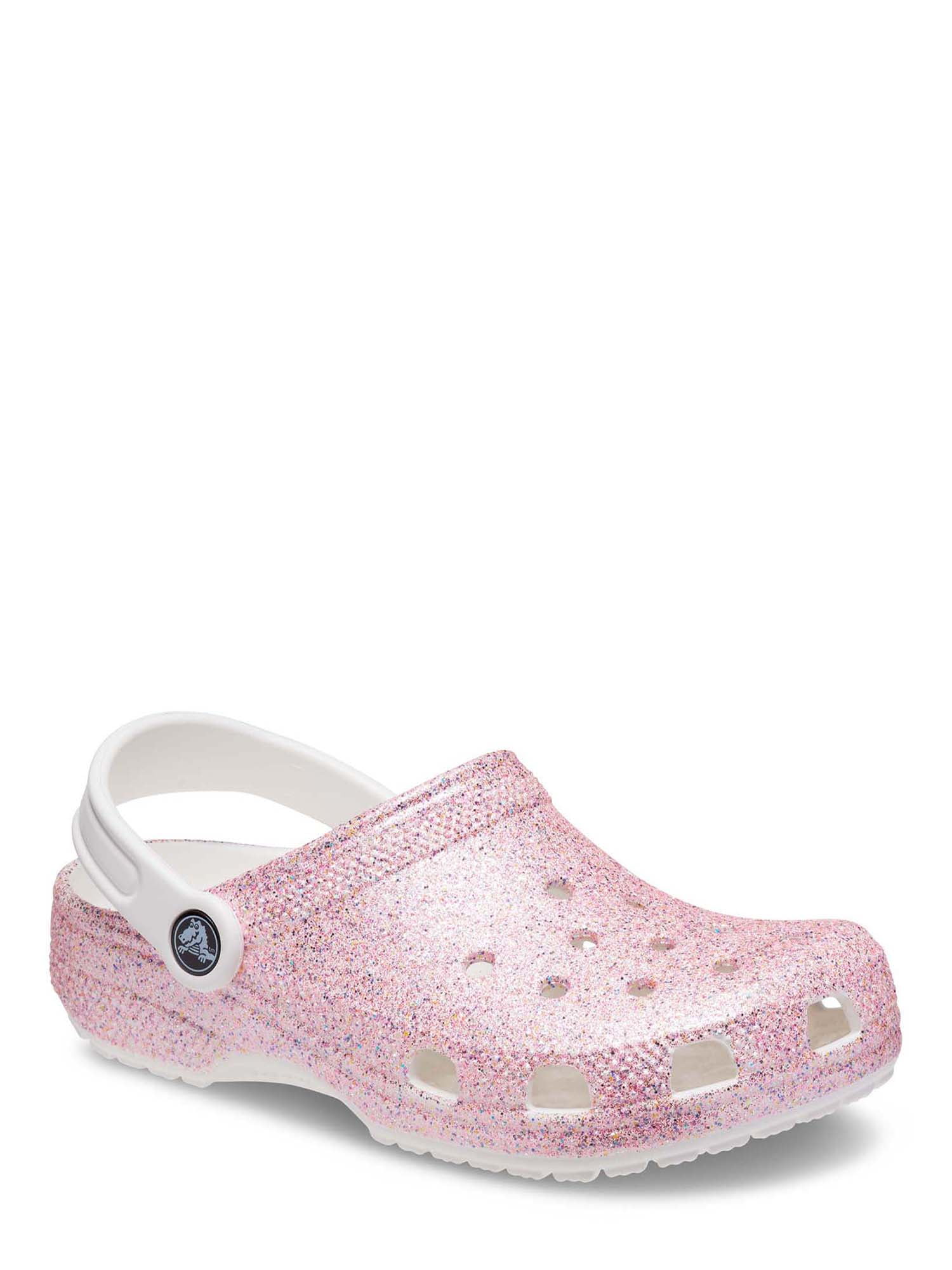 キッズサンダル CROCS SS22 CLASSIC GLITTER CLOG (CR.206992K_PILE) Crocs Kids Classic Glitter Clog - Walmart.com