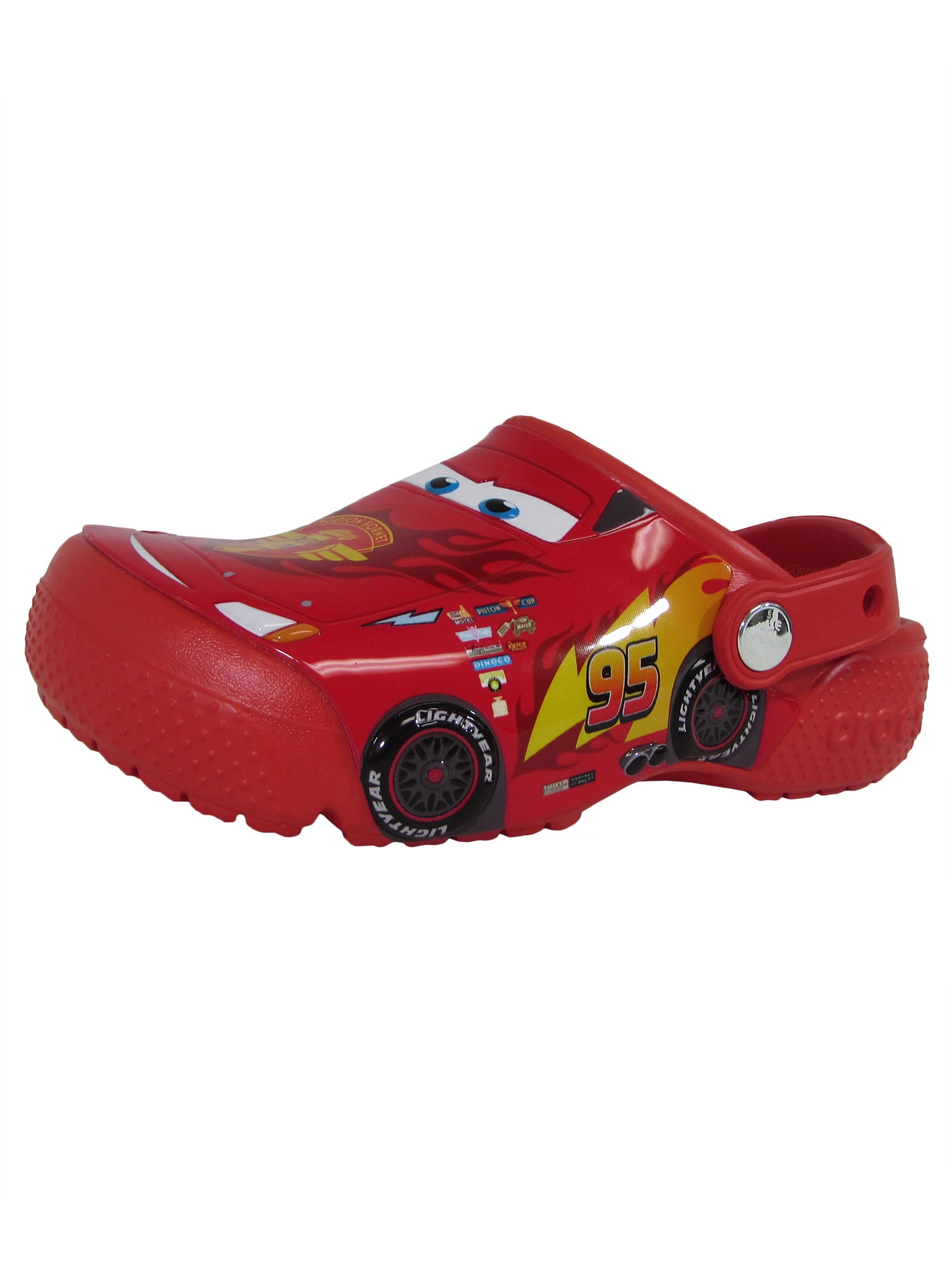 Crocs Fun Lab Disney and Pixar Cars Kids Clog Lightning McQueen Red, Size  C11