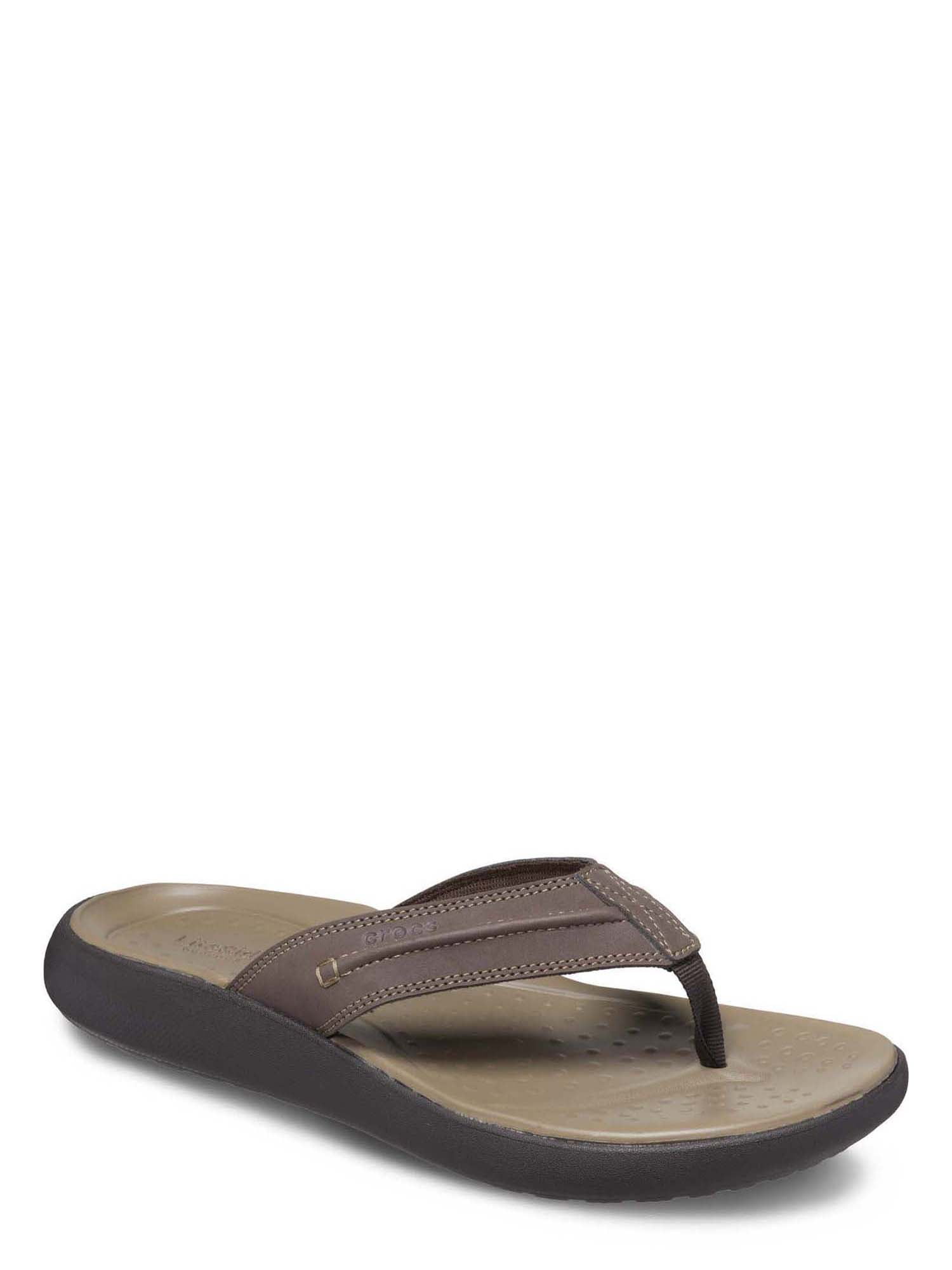 Free Shipping Crocs Men s Yukon Vista II LiteRide Flip Flop Sandal Walmart