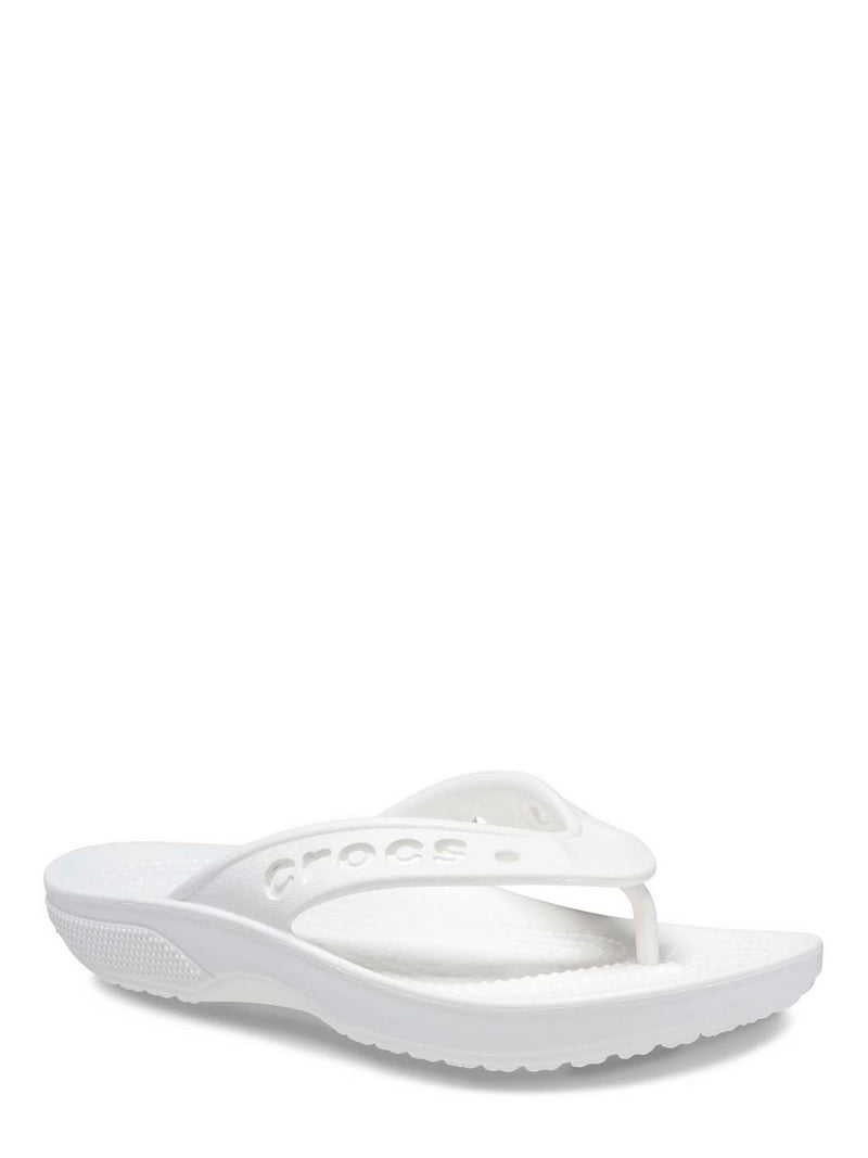 Crocs Mens 13 Slide White Baya II Double Strap Comfort Sandals Light Casual EUC Crocs Baya Slide Sandals - Lightweight Comfort - Walmart.com main image 3