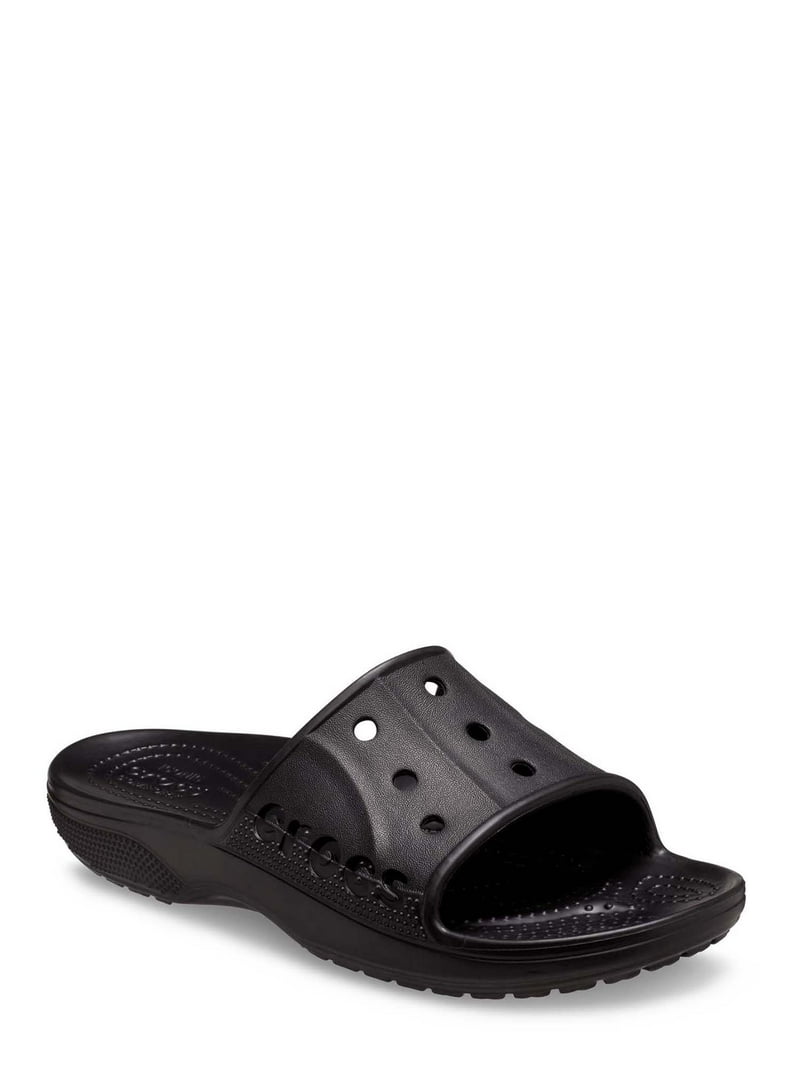 ◆CROCS◆ Bay Slide Black 211108001 Crocs Men's and Women's Unisex Baya II Slide Sandals