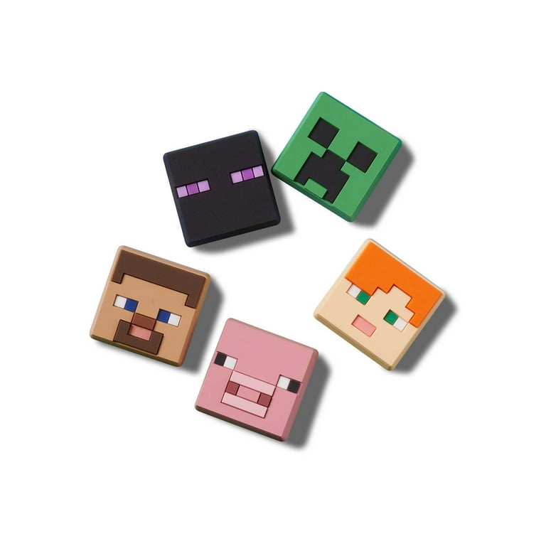 Crocs Minecraft Jibbitz Shoe Charms, 5 Pack 