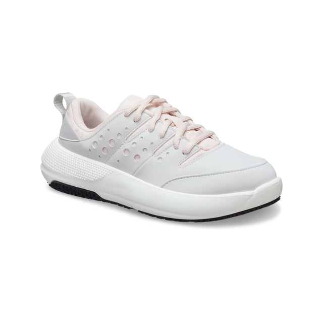 Crocs at Work Women's On The Clock Slip Resistant Work Sneaker - Wide Available