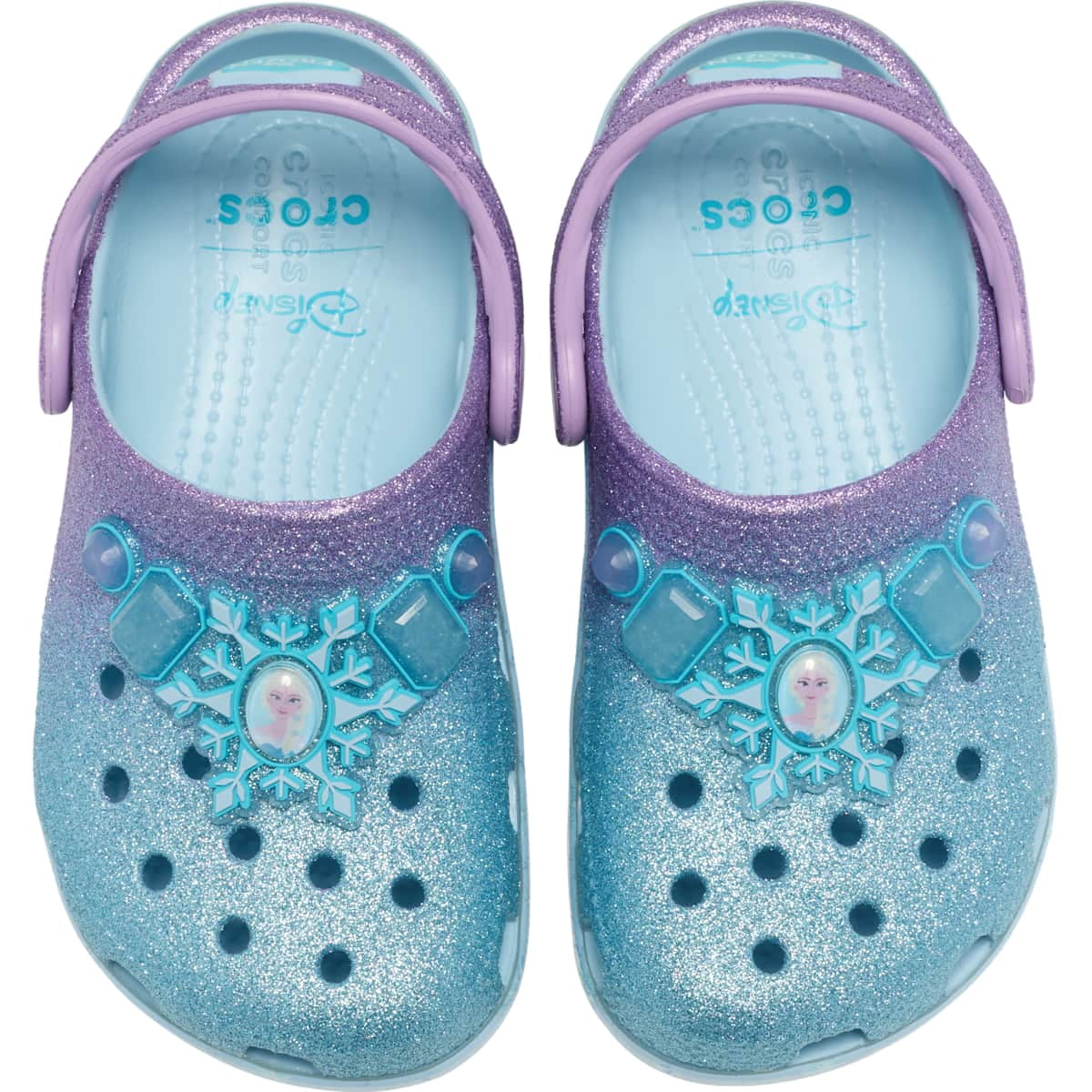 Crocs Toddler Disney Frozen Elsa Classic Clogs - Walmart.com
