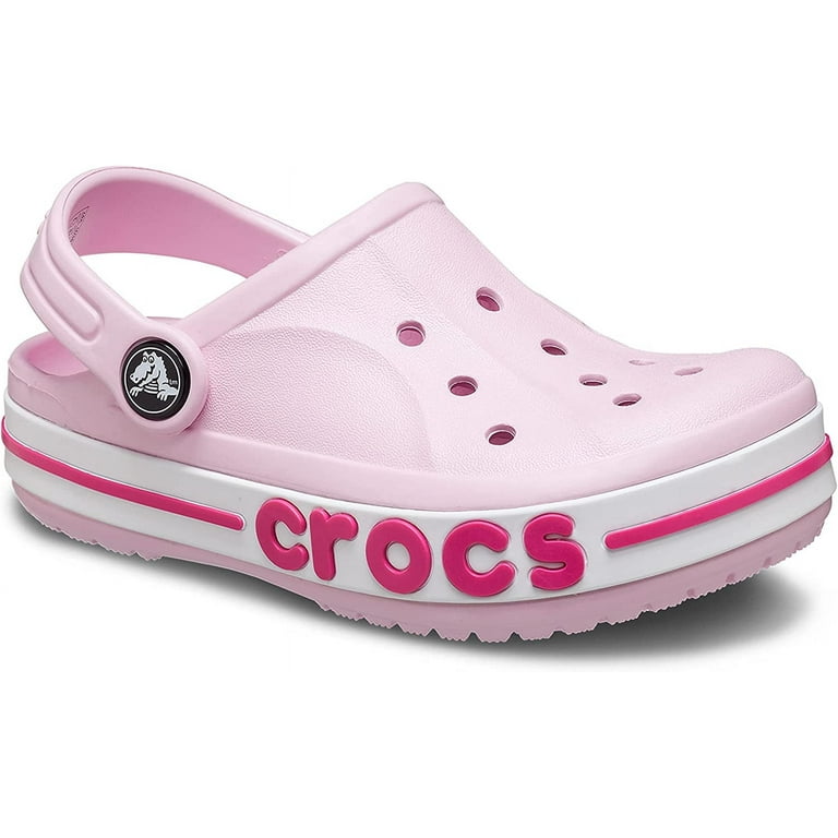 Crocs Toddler Kids Bayaband Lightweight Easy Clean Clog Shoes
