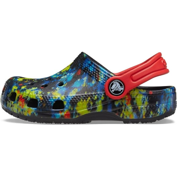 Crocs Toddlers Classic Tie Dye Graphic Clog - Turq Tonic/Multi - C6