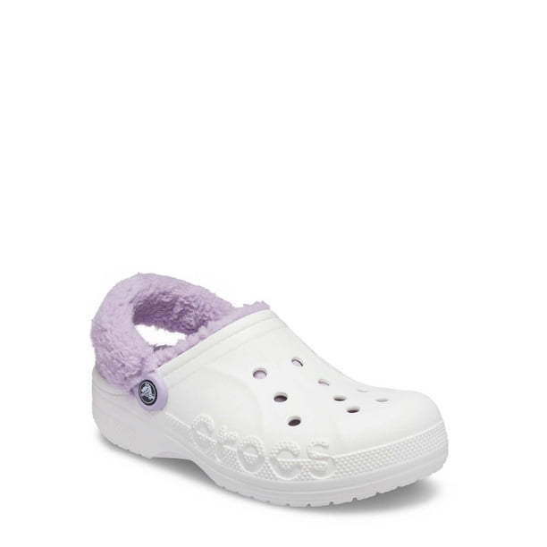 Crocs Unisex Adult Baya Lined Fuzz Strap Clogs