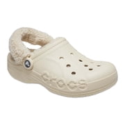 Crocs Unisex Baya Lined Fuzz Strap Clogs