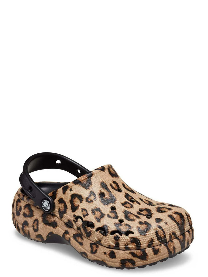 Platform Clog Leopard Clog Crocs Bae Animal Clog Crocs