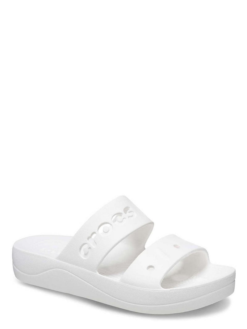 ◆CROCS◆ Bay Slide White 211108100 Crocs Unisex Adult Baya II Slides, White, 4 Men/6 Women