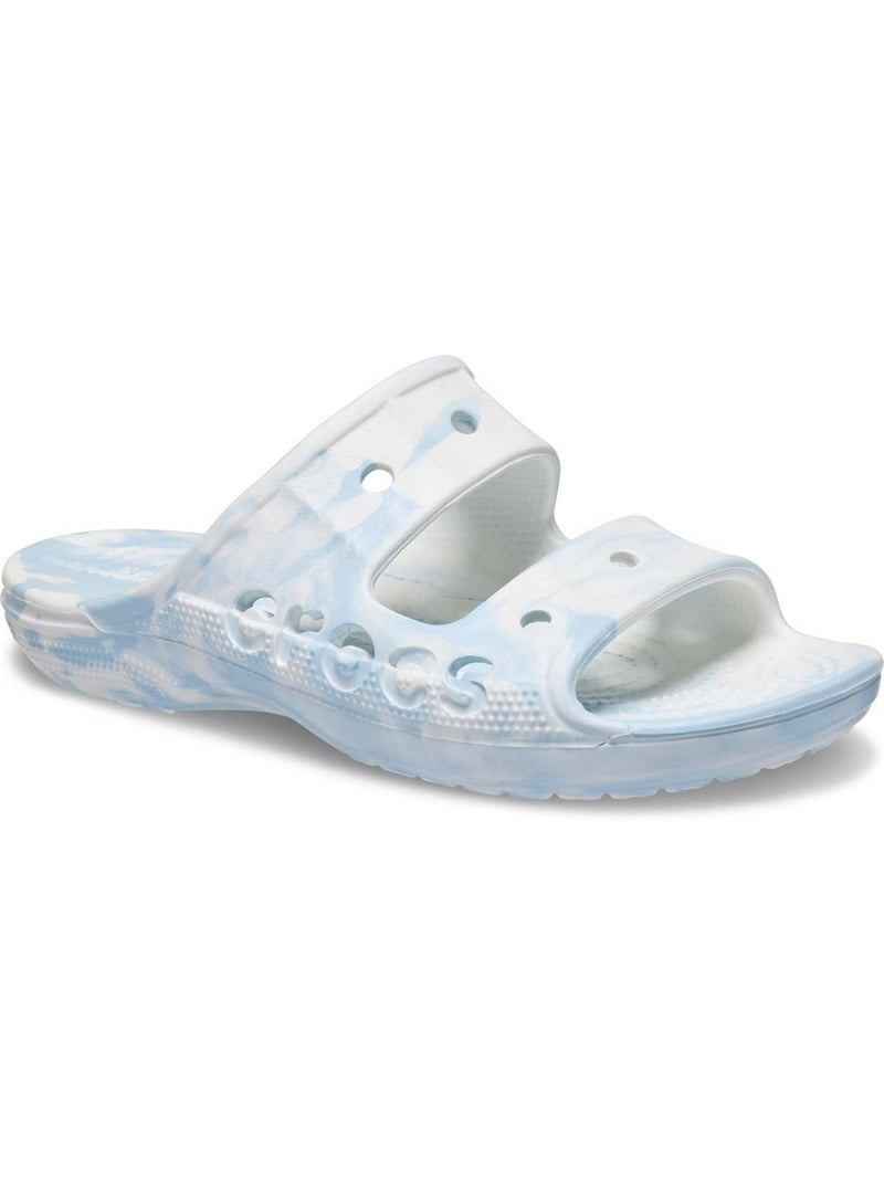 Crocs Unisex Marbled Baya Slide Sandals Lightweight Foam  display picture 1