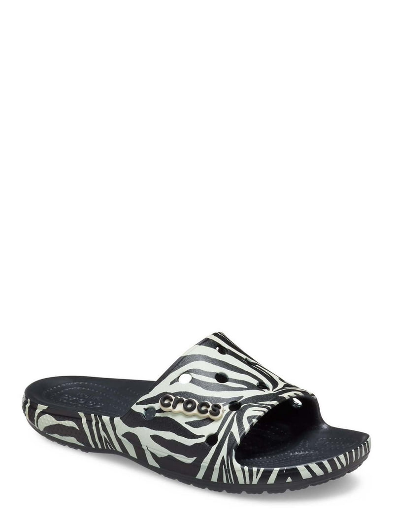Crocs Unisex Classic Crocs Animal Remix Slide Sandal 