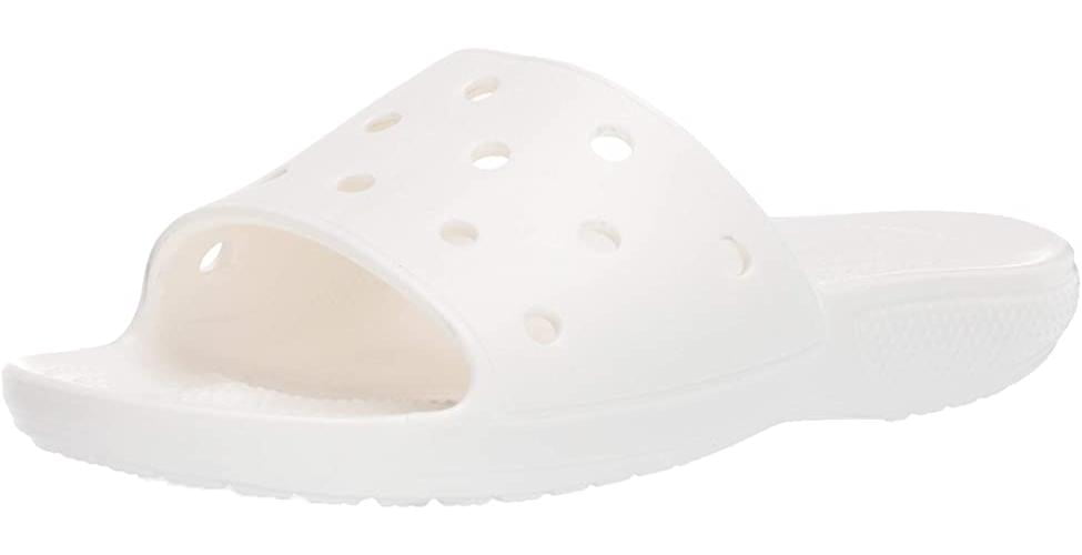 Crocs Unisex Classic Slide Sandals - White - M5W7 - Walmart.com