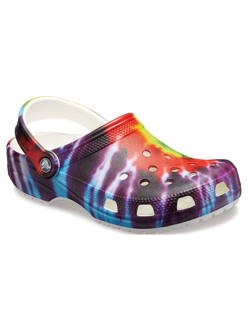 Crocs Unisex Classic Tie Dye Graphic Clog Sandal - Walmart.com