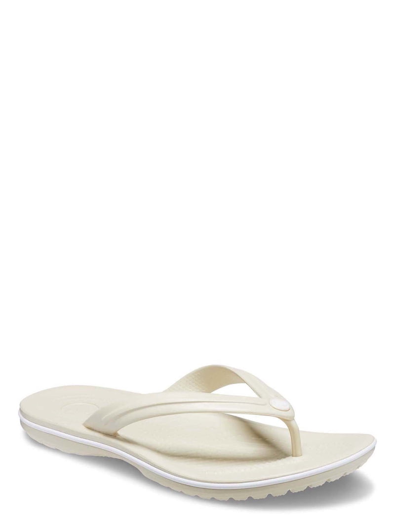 Crocs Crocband Flip-Flop Men’s Size 13 White Toe-Post Casual Comfort Sandals NEW Crocs Men main image 3
