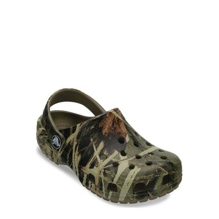 Crocs Unisex Kids Realtree Classic Clogs, Closed Toe Khaki, Size 1 Little Kid