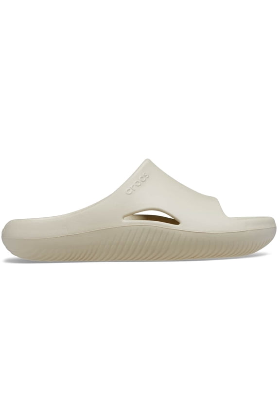 Adult Mellow Slides Recovery Sandals, Bone, W12/M10
