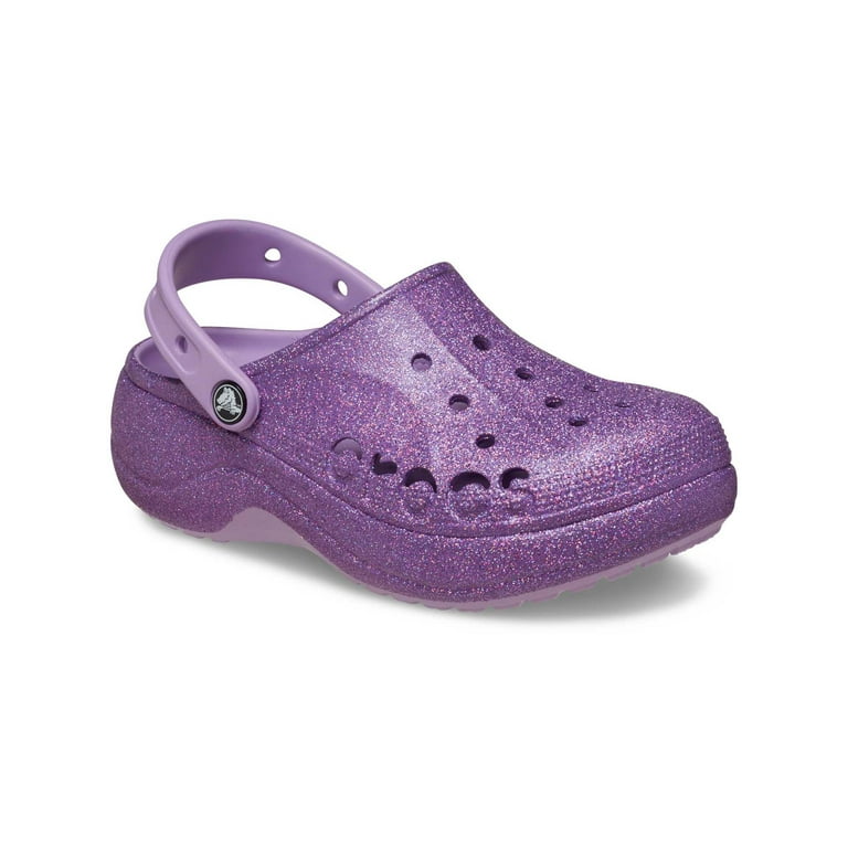 Crocs Women s Baya Platform Glitter Clog Walmart